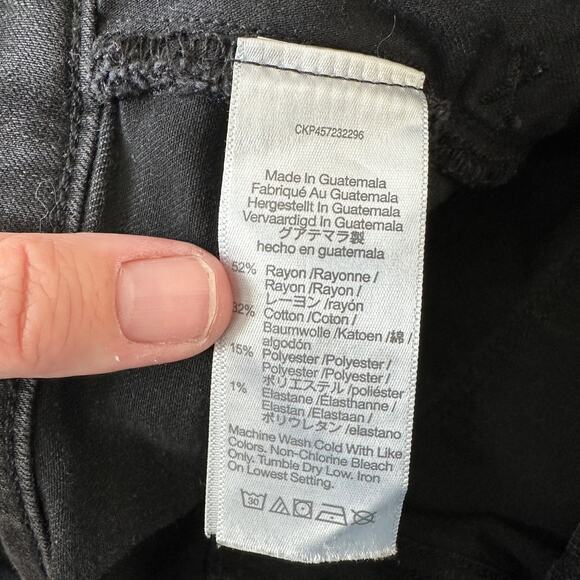 madewell curvy roadtripper black skinny jeans womens 27 high rise stretch denim - Picture 12 of 13